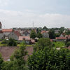 Bild vergrößern: Ringschnait - Blick vom Reutele auf Kirche, Rathaus und Kindergarten