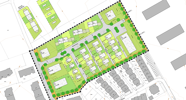 Bild vergrößern: Wohngebiet Taubenplätzle II - Rahmenplan