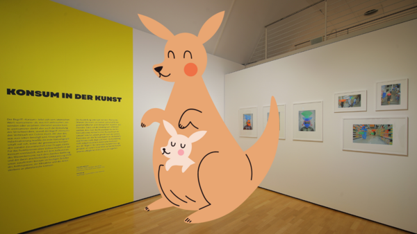 Interner Link: Zur Veranstaltung »Konsum in der Kunst«: Känguru-Tour durch die Ausstellung