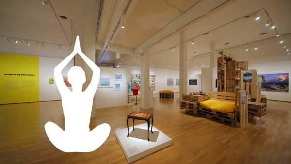 Interner Link: Zur Veranstaltung Yoga in der Ausstellung »Konsum in der Kunst«