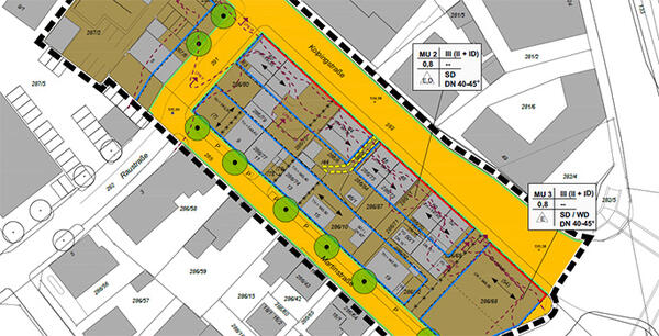 Bebauungsplan »Kolpingstraße/Martinstraße« - Flexiblere Bebauung möglich
