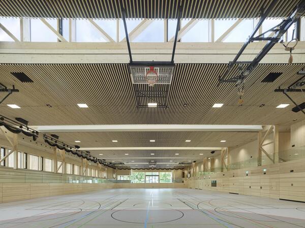 Hugo-Häring-Auszeichnung 2023 für den Neubau der Mali-Sporthalle mit Gymnastikraum und Werkräumen
