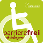 Bild vergrößern: Logo: Barrierefrei - wir helfen gerne